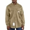 Carhartt Men's Flame Resistant Light Weight Twill Shirt - FRS003-KHI - Fire Resistant Twill Shirts -Clothing & Shoes Sales e17bda1884ce5a315f83a8585a4f51781ba892b6 FRS003 KHI