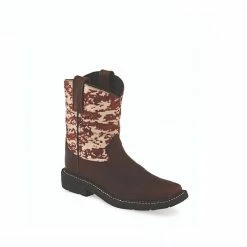 Jama Old West Kid's Western Boot - WB1006 - Boys' Shoes