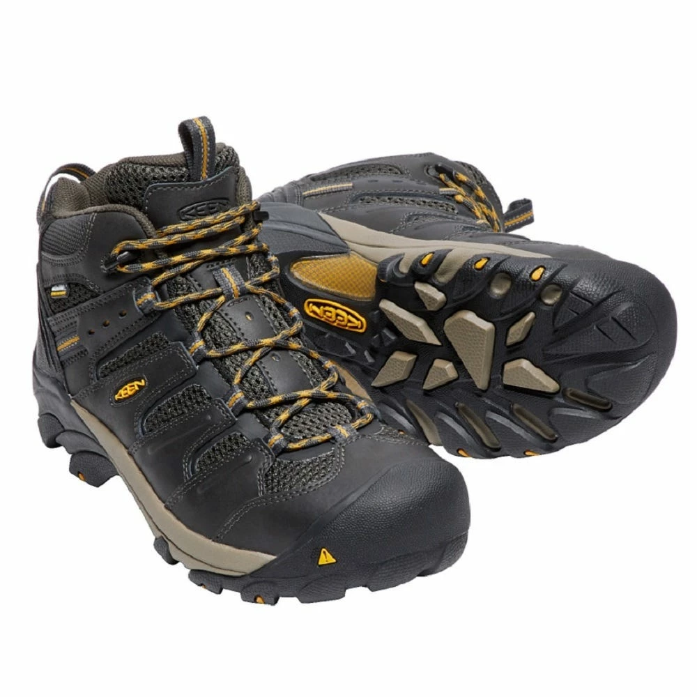 KEEN Utility Men's Lansing Mid Steel Toe Waterproof Hiker - 1018079 - Men's Boots 4 KEEN Utility Men's Lansing Mid Steel Toe Waterproof Hiker - 1018079 - Men's Boots - Image 2