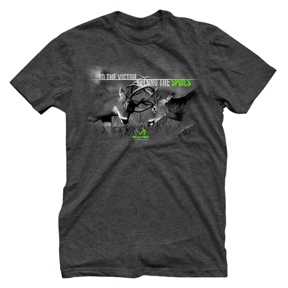 RK RealTree Men's Spoils Short Sleeve T-Shirt Charcoal Heather - RTP-3003 - T-Shirts 3 RK RealTree Men's Spoils Short Sleeve T-Shirt Charcoal Heather - RTP-3003 - T-Shirts