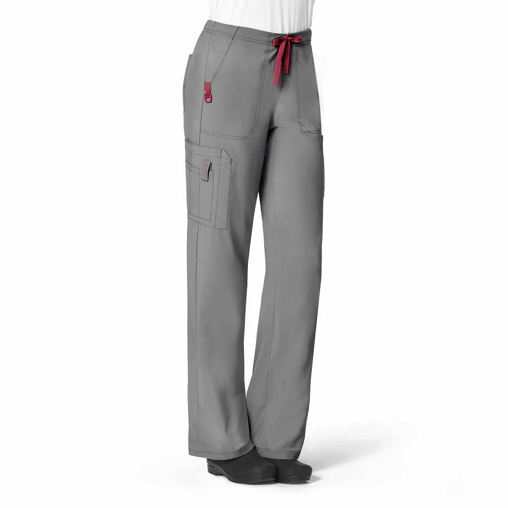 Carhartt Women's Utility Boot Cut Cargo Scrub Pant Pewter - C52110XPEW - Bottoms 3 Carhartt Women's Utility Boot Cut Cargo Scrub Pant Pewter - C52110XPEW - Bottoms
