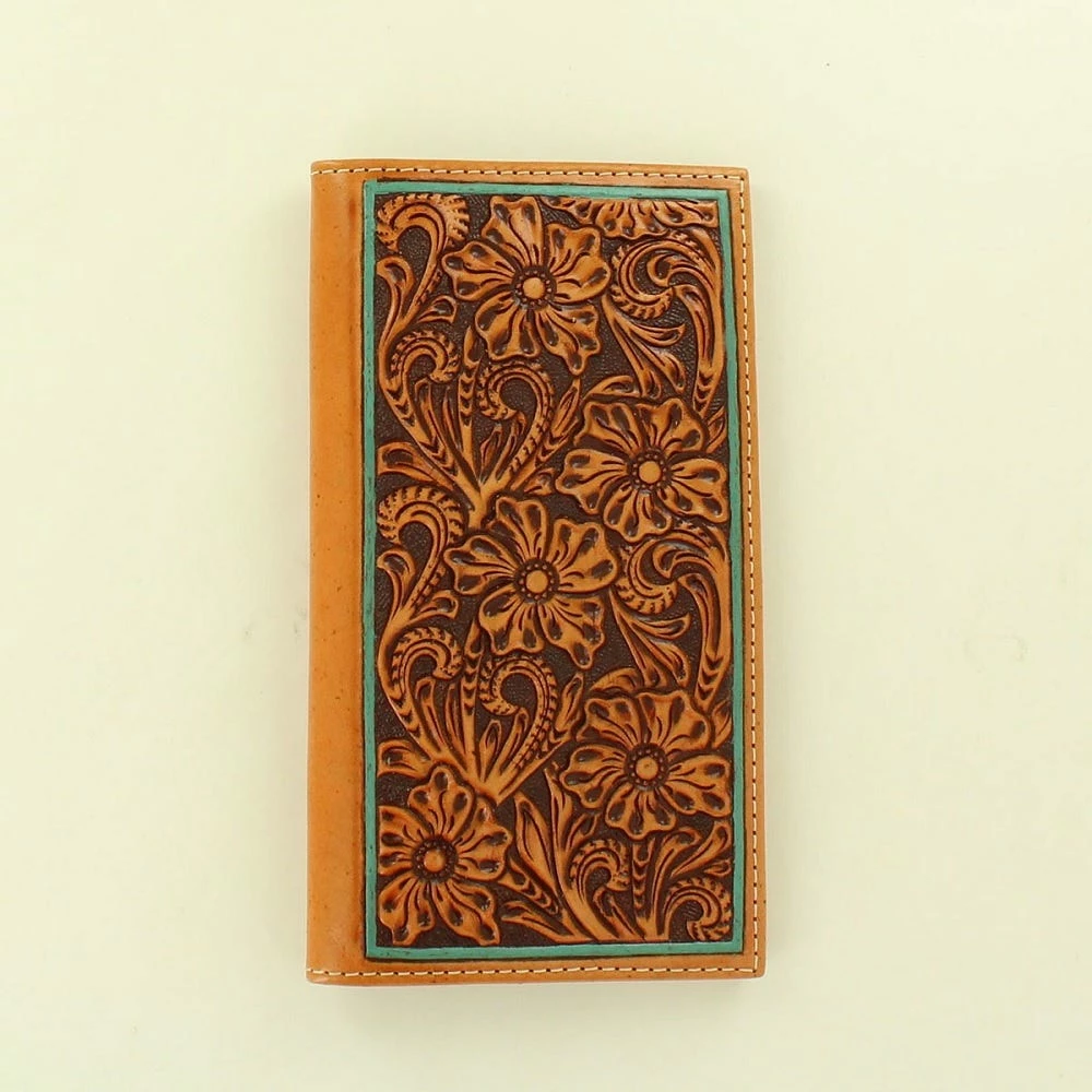 Ariat Rodeo Floral Turquoise Outline Tan A3532508 - Wallets 3 Ariat Rodeo Floral Turquoise Outline Tan A3532508 - Wallets