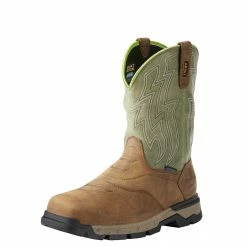 Ariat Men's Rebar Flex Western H2O Boot Rye Brown/Olive Green - 10021485 - Men's Boots 43 Ariat Men's Rebar Flex Western H2O Boot Rye Brown/Olive Green - 10021485 - Men's Boots -Clothing & Shoes Sales f35a7ae433d5e7503f6076f642d029846ea45696 53712326 53712326 image 10021485 3 4 front