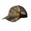 Browning Men's Cap - Patriot - Brown Mesh Back With Realtree Extra Camo Front and Flag - Hats