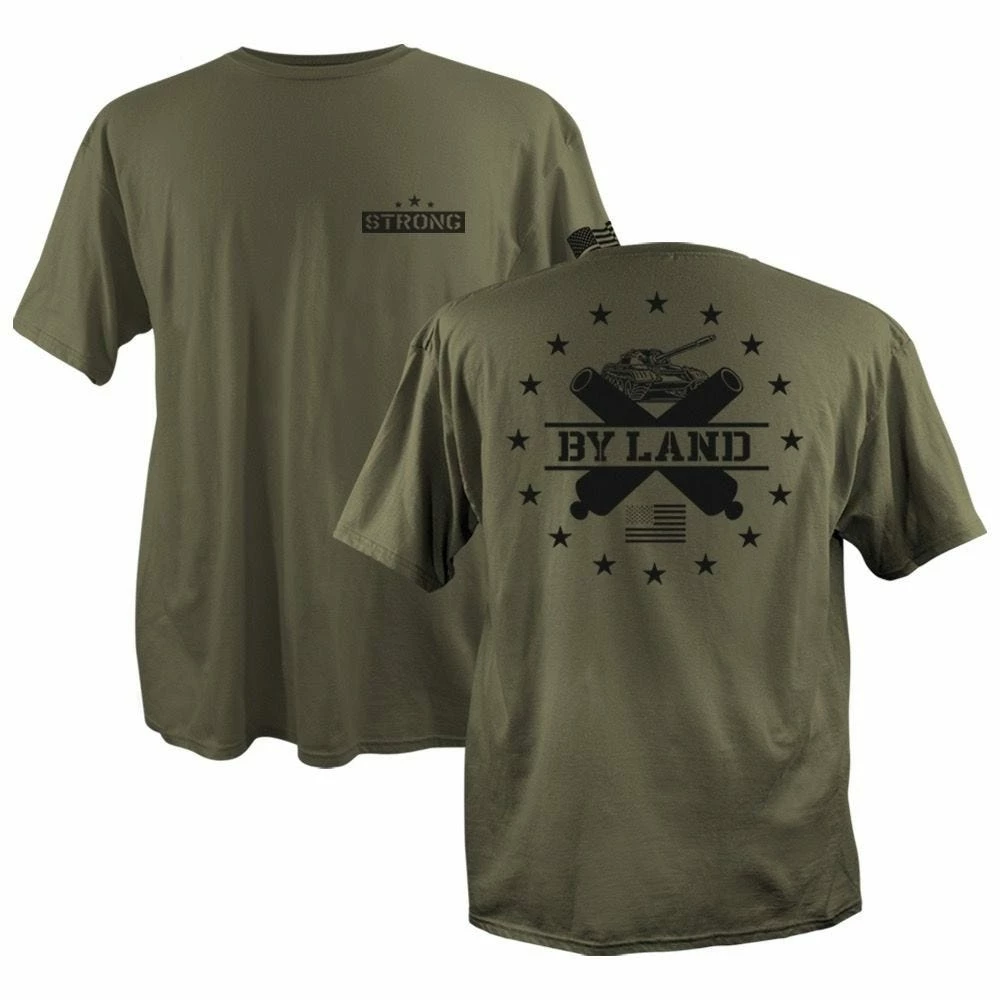 Lincoln Outfitters Men's By Land Short Sleeve T-Shirt - SG-83 - T-Shirts 3 Lincoln Outfitters Men's By Land Short Sleeve T-Shirt - SG-83 - T-Shirts