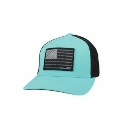 Hooey Men's Liberty Roper Flexfit Cap Turquoise - 2110TQBK-01 - Hats