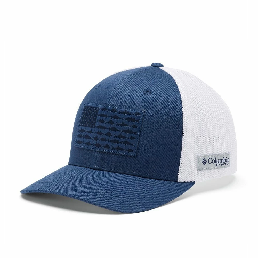 Columbia Sportswear Men's PFG Mesh Fish Flag Ball Cap Carbon - 1836811469 - Hats 3 Columbia Sportswear Men's PFG Mesh Fish Flag Ball Cap Carbon - 1836811469 - Hats