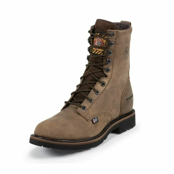 Justin Men's 8" Wyoming Worker II Waterproof Steel Toe Work Boot WK961 - Men's Work & Safety Shoes 28 Justin Men's 8" Wyoming Worker II Waterproof Steel Toe Work Boot WK961 - Men's Work & Safety Shoes - Image 26