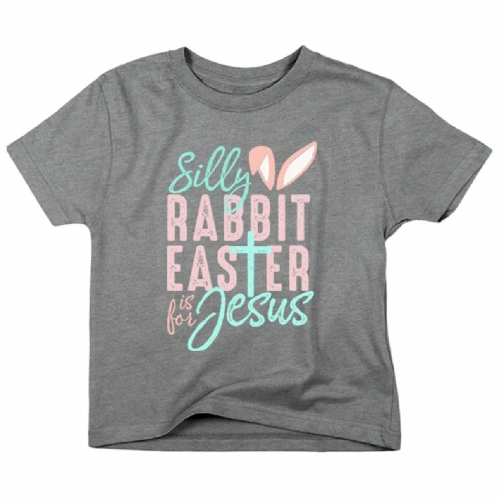 FAITH Youth Silly Rabbit Short Sleeve T-Shirt Graphite Heather - EAY-13 - T-Shirts 3 FAITH Youth Silly Rabbit Short Sleeve T-Shirt Graphite Heather - EAY-13 - T-Shirts
