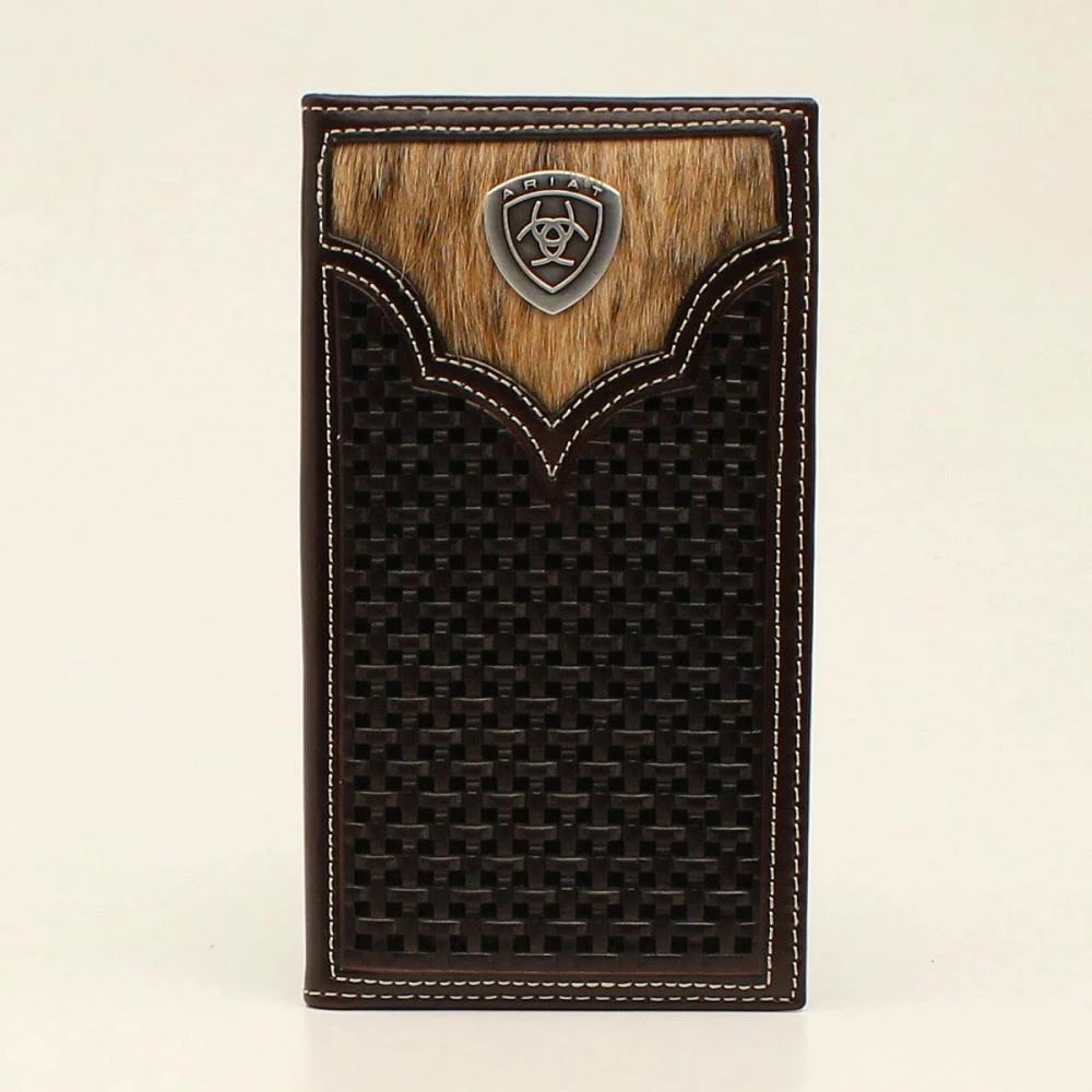 Ariat Rodeo Calf Hair Logo Brown A3542102 - Wallets 3 Ariat Rodeo Calf Hair Logo Brown A3542102 - Wallets