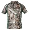 MIlestone Clothing Men's Earthletics Poly Color Blocked Polo w/ REALTREE XTRA Camoflauge SS16M2011 - Men's Shirts & Tees -Clothing & Shoes Sales green polo