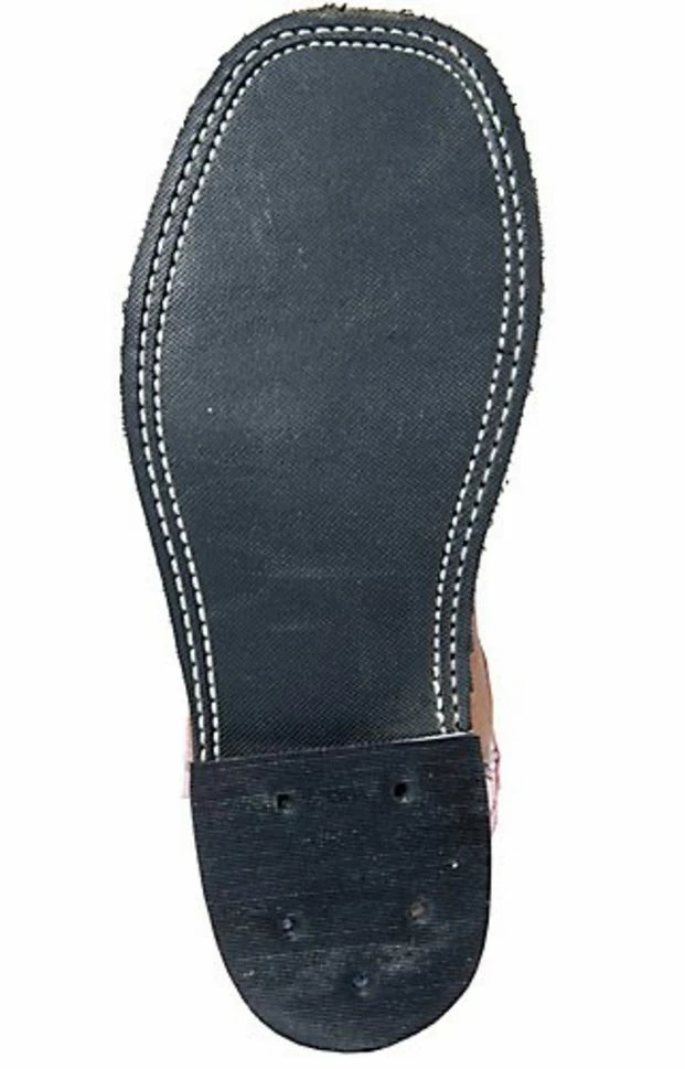 Jama Old West Youth's Canyon Brown & Pink Western Boot with Square Toe - BSY1839G - Kids' Shoes - Image 10