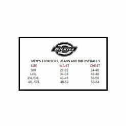 Dickies Men's Relaxed Fit Carpenter Jean 1993 - Jeans -Clothing & Shoes Sales size chart 4